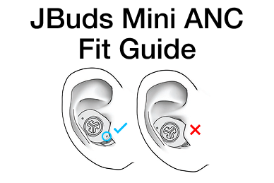 JBuds Mini ANC Fit Guide: Ear Tips and Microphone Placement