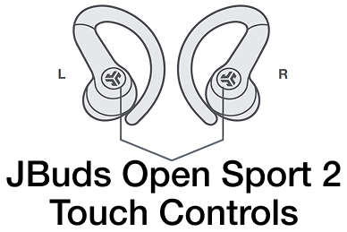 JBuds Open Sport 2 Touch Controls and Settings Guide
