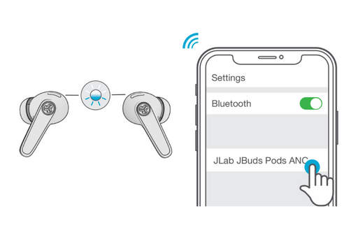 JBuds Pods ANC - Factory Reset